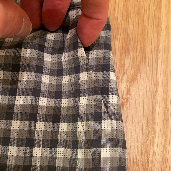 Nike Golf Dri-Fit Mens Shorts Small Check Pattern White Grey Tan. / Size Small - Picture 6 of 14